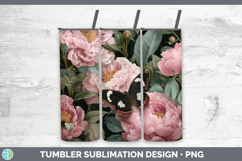 GorgeousAnimals Floral Sleeping Tumbler design.