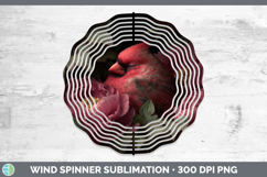 GorgeousAnimals Floral Sleeping Wind Spinner design.