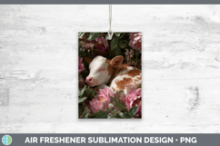 GorgeousAnimals Floral Sleeping Air Freshener design.