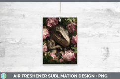 GorgeousAnimals Floral Sleeping Air Freshener design.