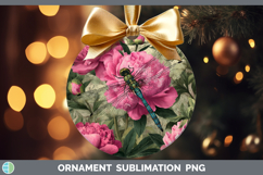 GorgeousAnimals Floral Sleeping Ornament design.