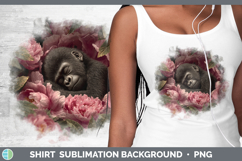GorgeousAnimals Floral Sleeping Shirt design.