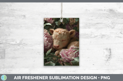 GorgeousAnimals Floral Sleeping Air Freshener design.