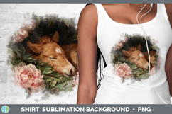 GorgeousAnimals Floral Sleeping Shirt design.