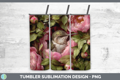 GorgeousAnimals Floral Sleeping Tumbler design.
