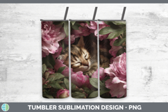 GorgeousAnimals Floral Sleeping Tumbler design.