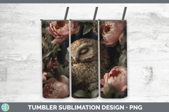 GorgeousAnimals Floral Sleeping Tumbler design.
