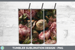 GorgeousAnimals Floral Sleeping Tumbler design.