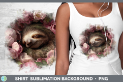 GorgeousAnimals Floral Sleeping Shirt design.