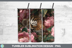 GorgeousAnimals Floral Sleeping Tumbler design.