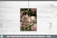 GorgeousAnimals Floral Sleeping Air Freshener design.