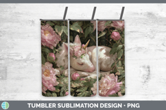 GorgeousAnimals Floral Sleeping Tumbler design.
