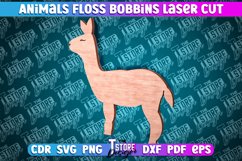 Lama Floss Bobbins Laser Cut | Laser Cut Design | CNC File Product Image 1