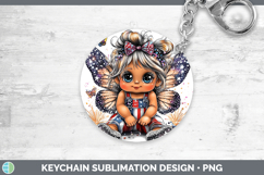 GorgeousAnimals Fourth of July Keychain design.