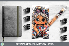 GorgeousAnimals Fourth of July Pen Wrap design.