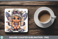 GorgeousAnimals Fourth of July Square Coaster design.