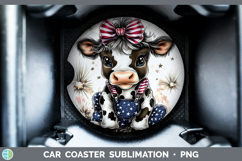 GorgeousAnimals Fourth of July Car Coaster design.