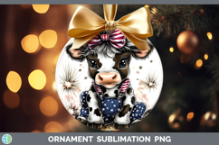 GorgeousAnimals Fourth of July Ornament design.