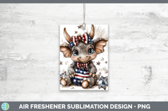 GorgeousAnimals Fourth of July Air Freshener design.