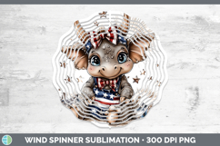 GorgeousAnimals Fourth of July Wind Spinner design.
