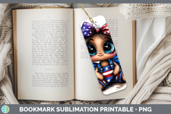 GorgeousAnimals Fourth of July Bookmark design.