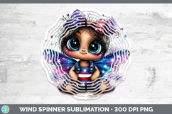 GorgeousAnimals Fourth of July Wind Spinner design.