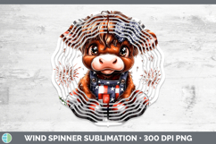 GorgeousAnimals Fourth of July Wind Spinner design.