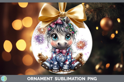 GorgeousAnimals Fourth of July Ornament design.