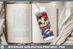 GorgeousAnimals Fourth of July Bookmark design.