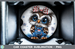 GorgeousAnimals Fourth of July Car Coaster design.