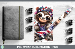 GorgeousAnimals Fourth of July Pen Wrap design.