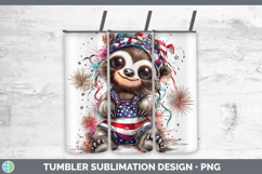 GorgeousAnimals Fourth of July Tumbler design.