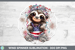 GorgeousAnimals Fourth of July Wind Spinner design.