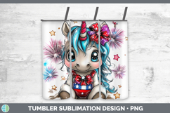 GorgeousAnimals Fourth of July Tumbler design.