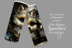 Animal Tumbler Wrap, Fox x Hedgehog Sublimation, s1 Product Image 2