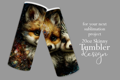 Animal Tumbler Wrap, Fox x Hedgehog Sublimation, s2 Product Image 2