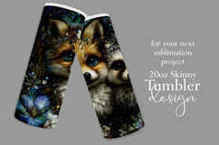 Animal Tumbler Wrap, Fox x Hedgehog Sublimation, s3 Product Image 2