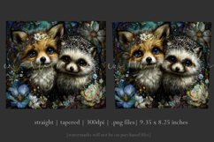 Animal Tumbler Wrap, Fox x Hedgehog Sublimation, s3 Product Image 3