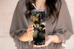Animal Tumbler Wrap, Fox x Hedgehog Sublimation, s3 Product Image 4