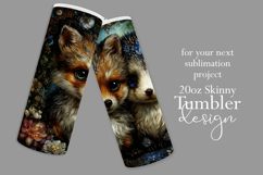 Animal Tumbler Wrap, Fox x Hedgehog Sublimation, s4 Product Image 2