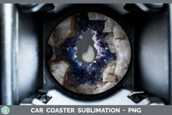 GorgeousAnimals Geode Wall Car Coaster design.