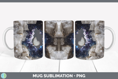 GorgeousAnimals Geode Wall Mug Wrap design.