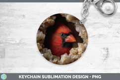 GorgeousAnimals Geode Wall Keychain design.