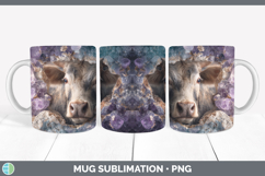GorgeousAnimals Geode Wall Mug Wrap design.