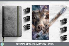 GorgeousAnimals Geode Wall Pen Wrap design.