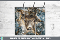 GorgeousAnimals Geode Wall Tumbler design.