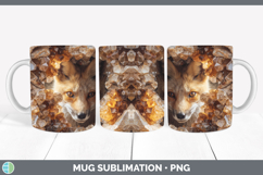 GorgeousAnimals Geode Wall Mug Wrap design.