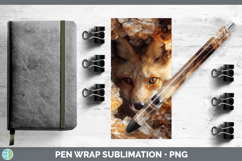 GorgeousAnimals Geode Wall Pen Wrap design.