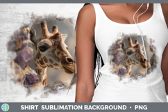 GorgeousAnimals Geode Wall Shirt design.