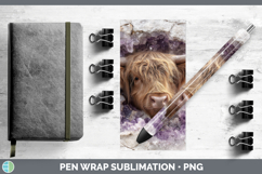GorgeousAnimals Geode Wall Pen Wrap design.